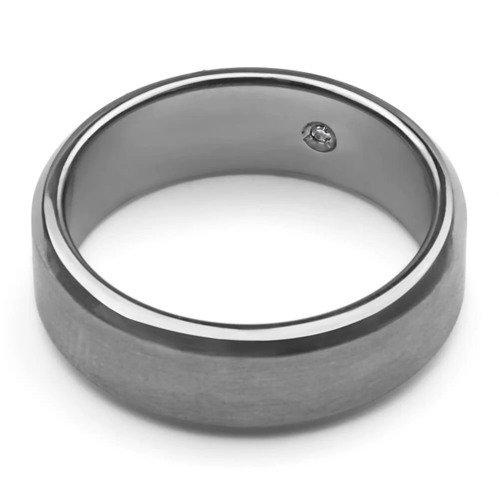 Flawless Cut Titanium 7mm Ring - Image 2