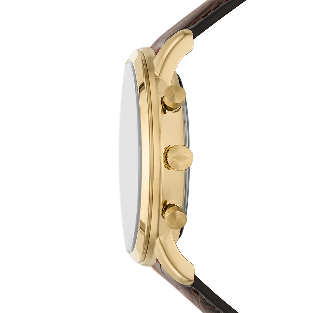 Fossil FS5942 Minimalist Brown Leather Mens Watch - Image 7