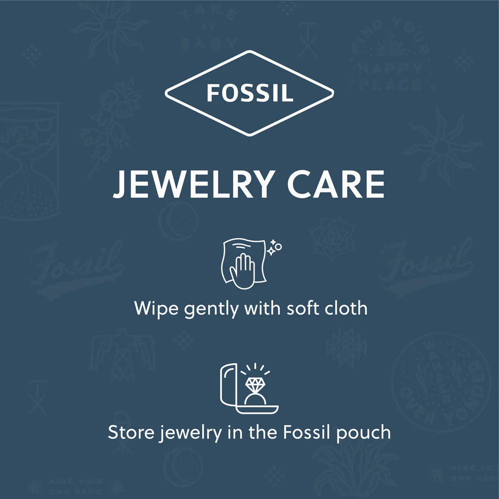 Fossil Yellow Gold Plated Stainless Steel  Harlow Earring - Image 5