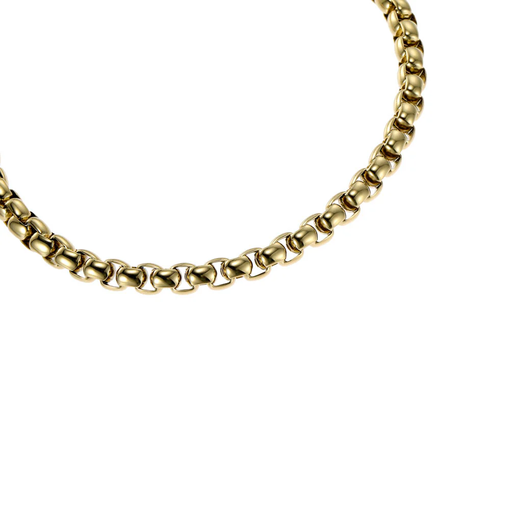 Fossil Yellow Gold Plated Stainless Steel Jewelry 20+2cm Bracelet - Image 18
