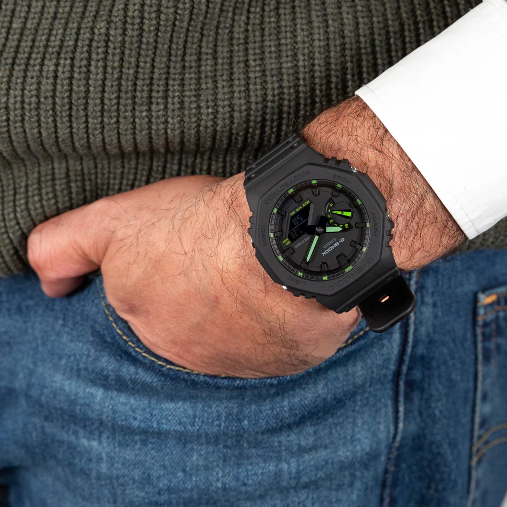 G-Shock GA2100-1A3 Neon Accent Series 'CasiOak' - Image 2