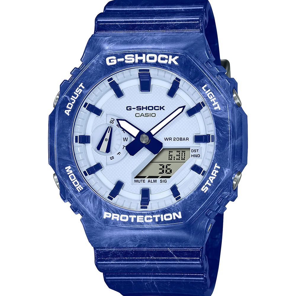 G-Shock GA2100BWP-2A Blue and White Pottery - Image 2