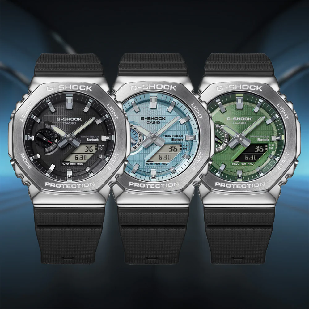 G-Shock GBM2100-1A Metal Covered Bluetooth 'CasiOak' - Image 8