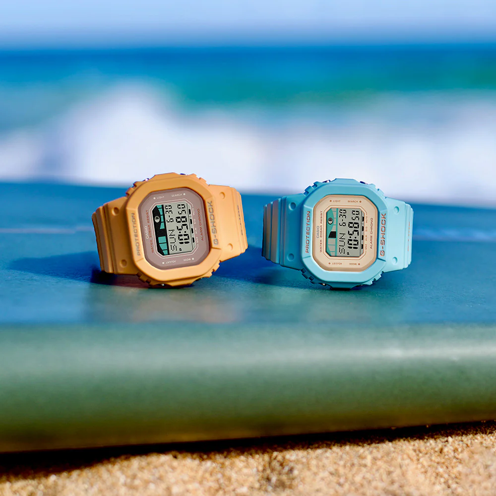 G-Shock GLXS5600-4 "S5600 G-Lide" Orange Resin Womens Watch - Image 6
