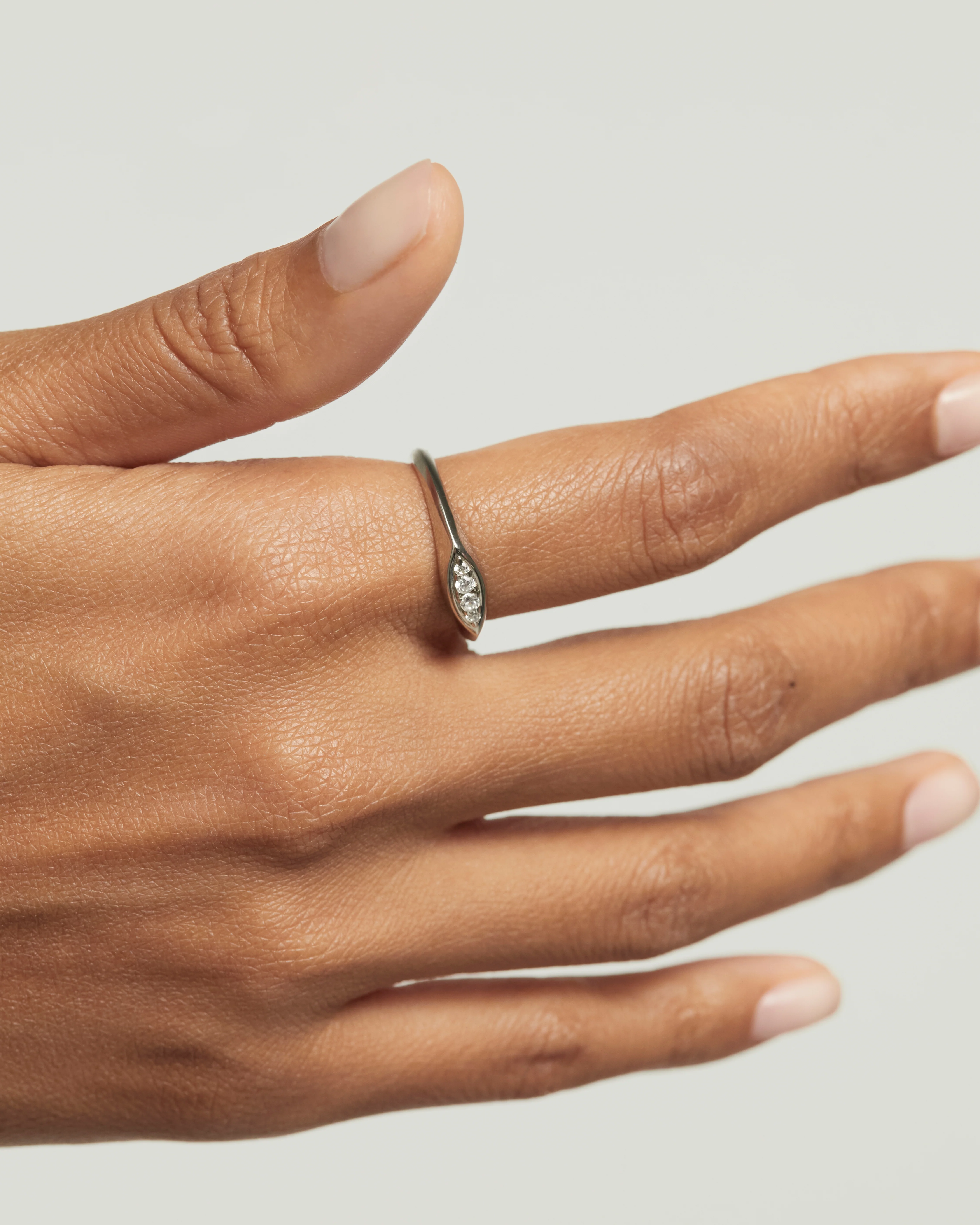 Gala Silver Stamp Ring Size 10 - Image 6