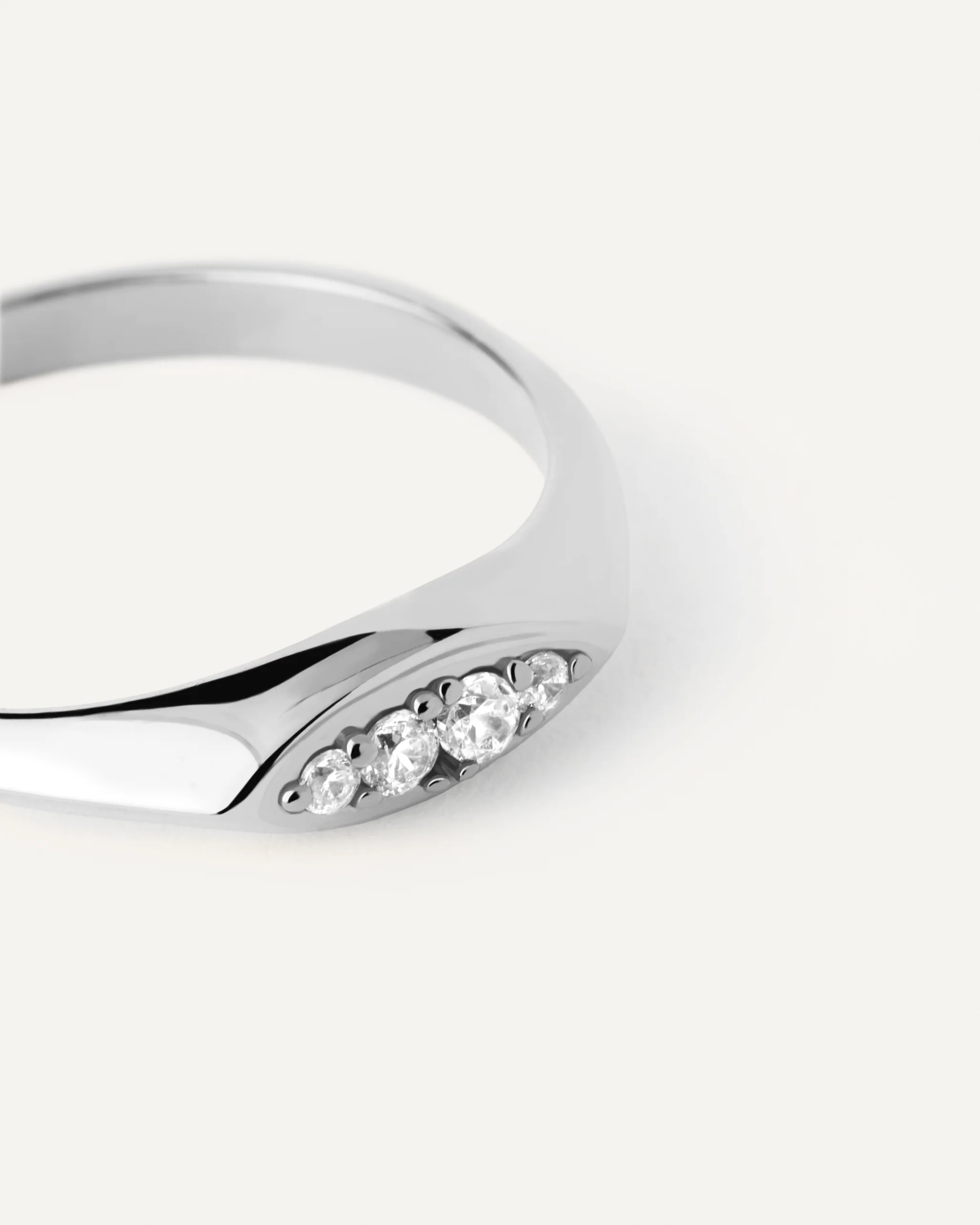 Gala Silver Stamp Ring Size 12 - Image 3