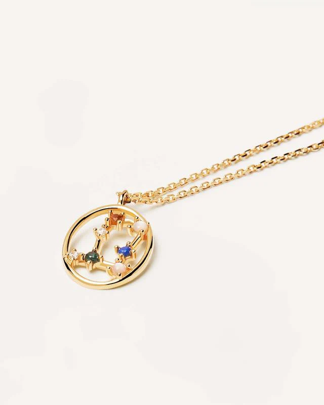 Gemini Gold Necklace - CO01-346-U - Image 2