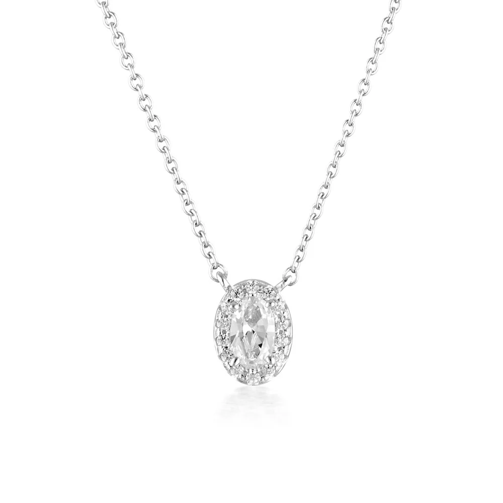 Georgini Aurora Sterling Silver Glow Pendant On Chain - Image 2
