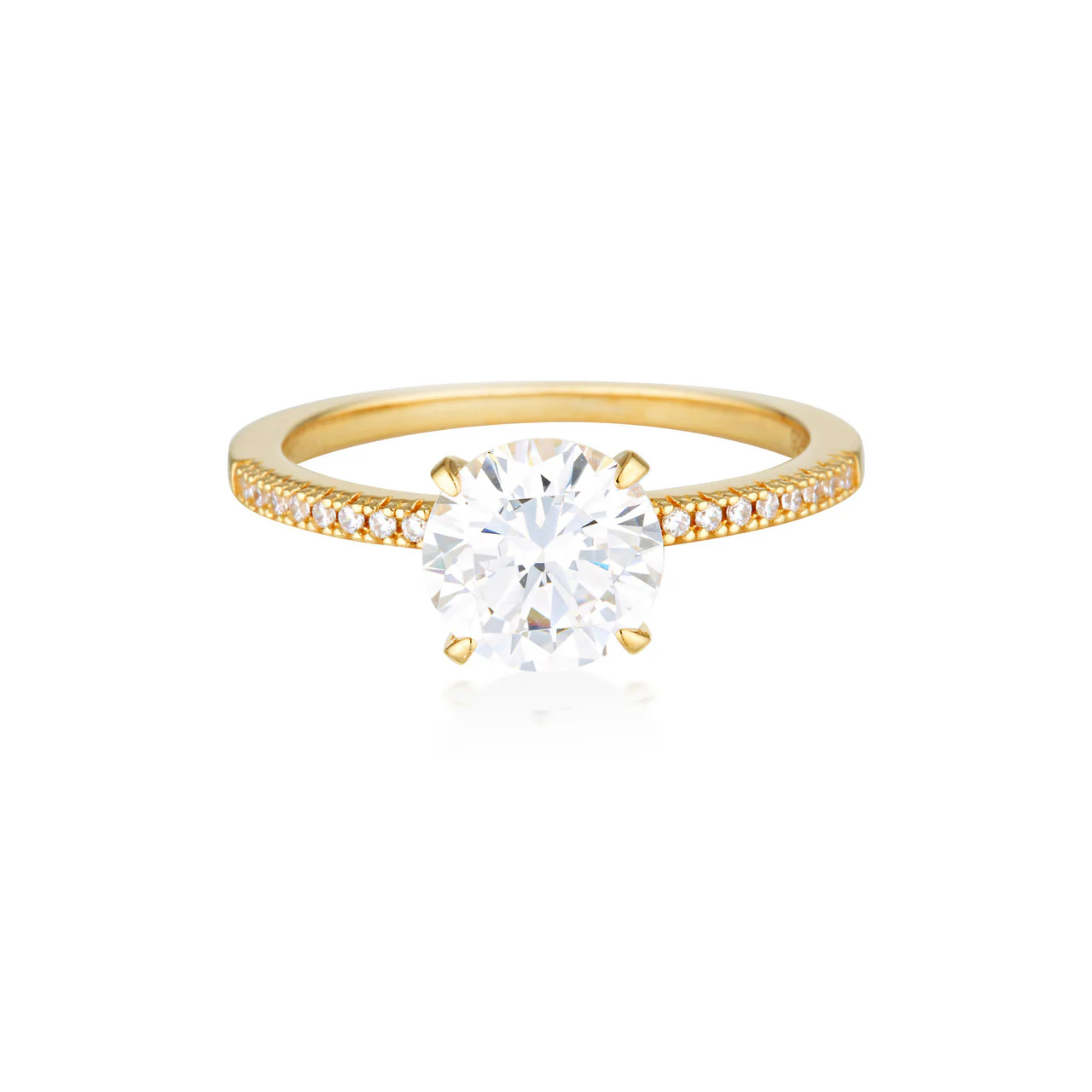 Iconic Bridal Francesca Ring Yellow Gold