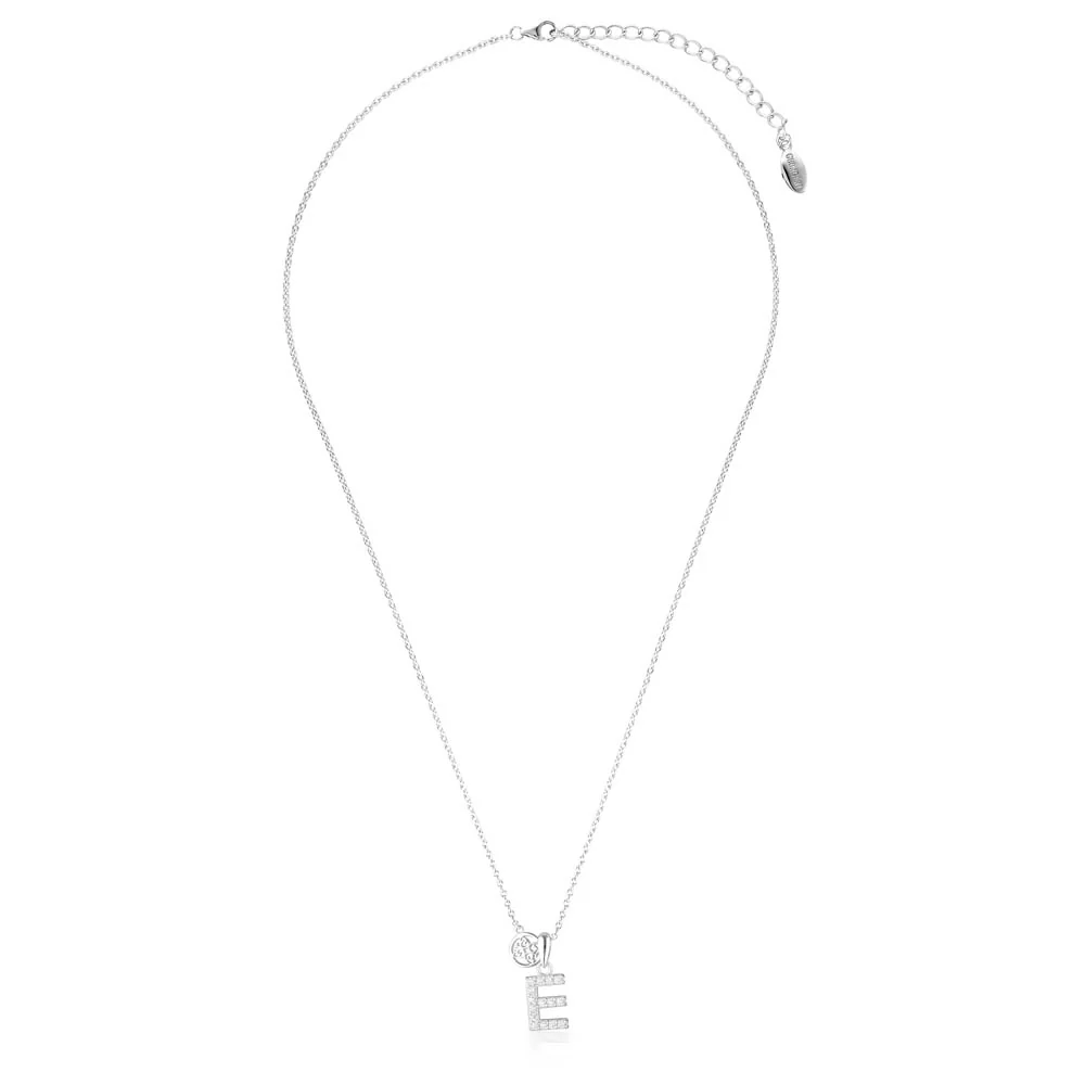 Georgini Sterling Silver Luxury Letters E Pendant On Chain