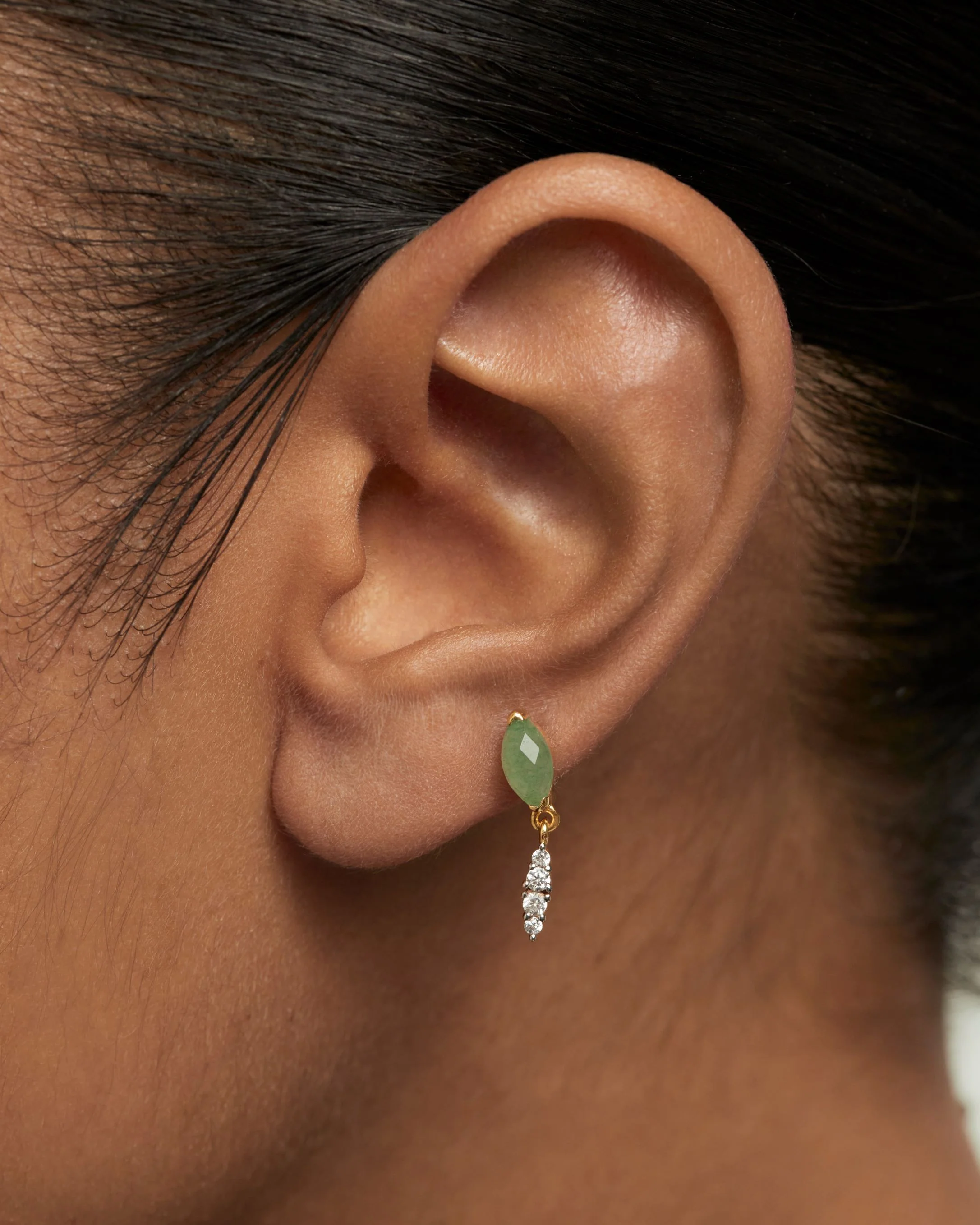 Ginger Aventurine Single Earring - Image 6