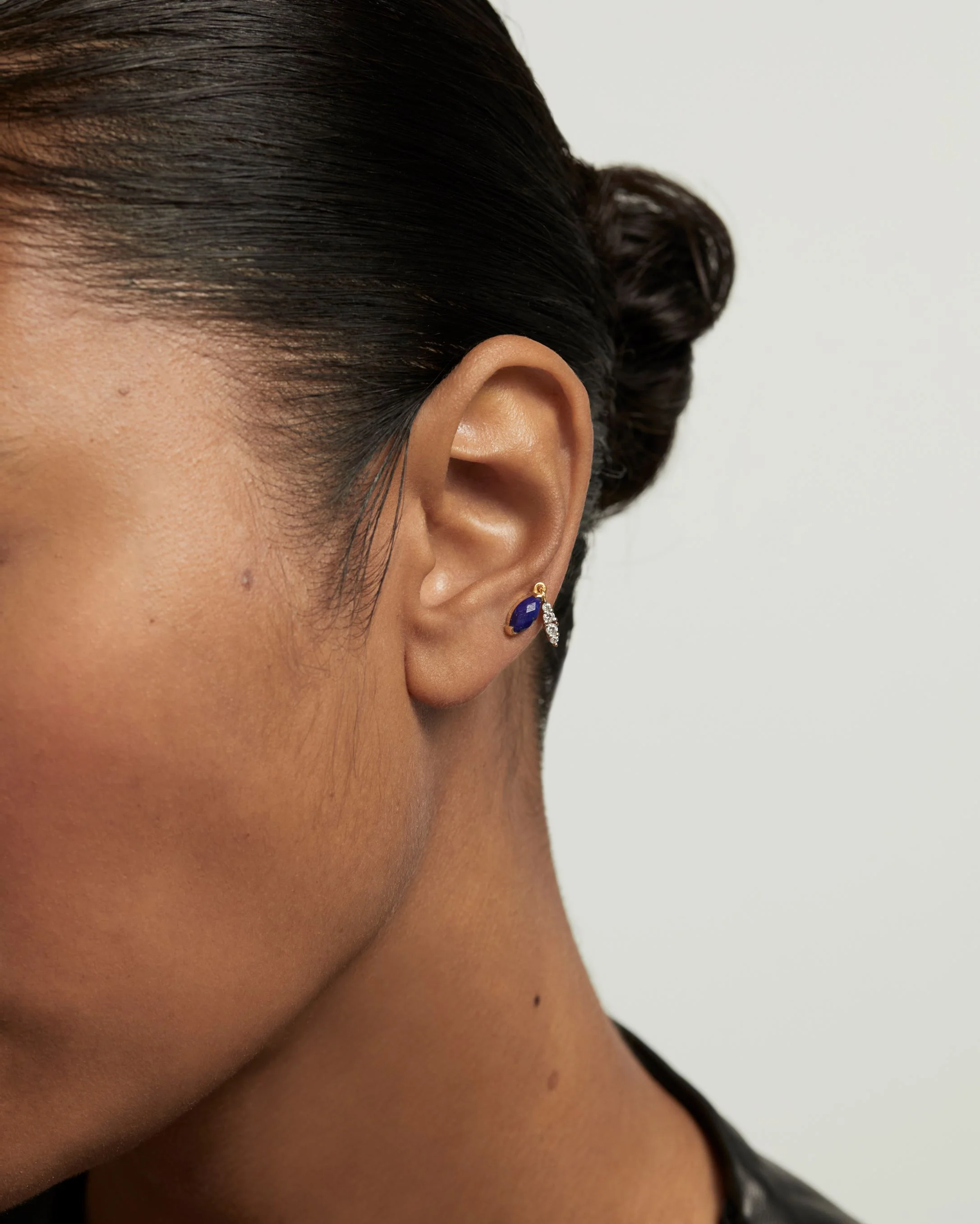Ginger Lapis Lazuli Single Earring - Image 3