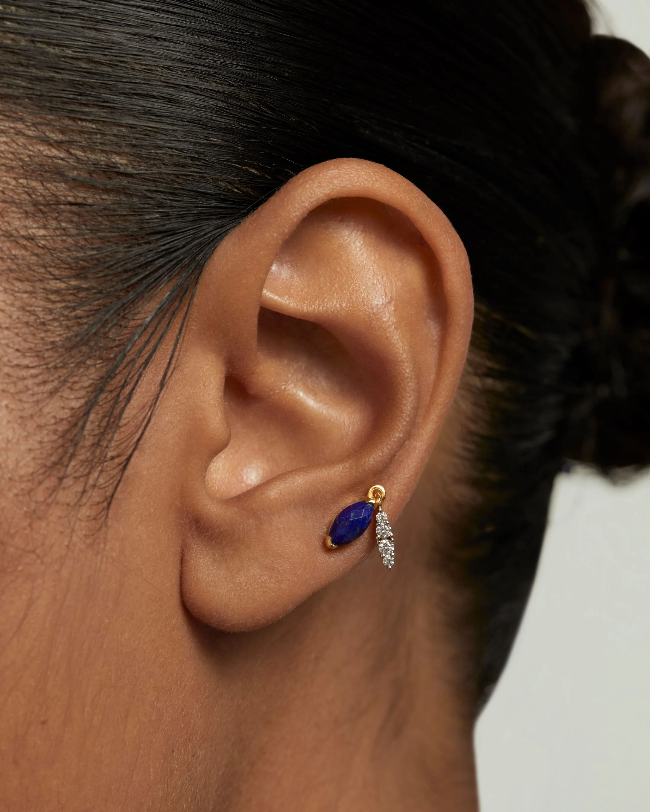 Ginger Lapis Lazuli Single Earring - Image 5
