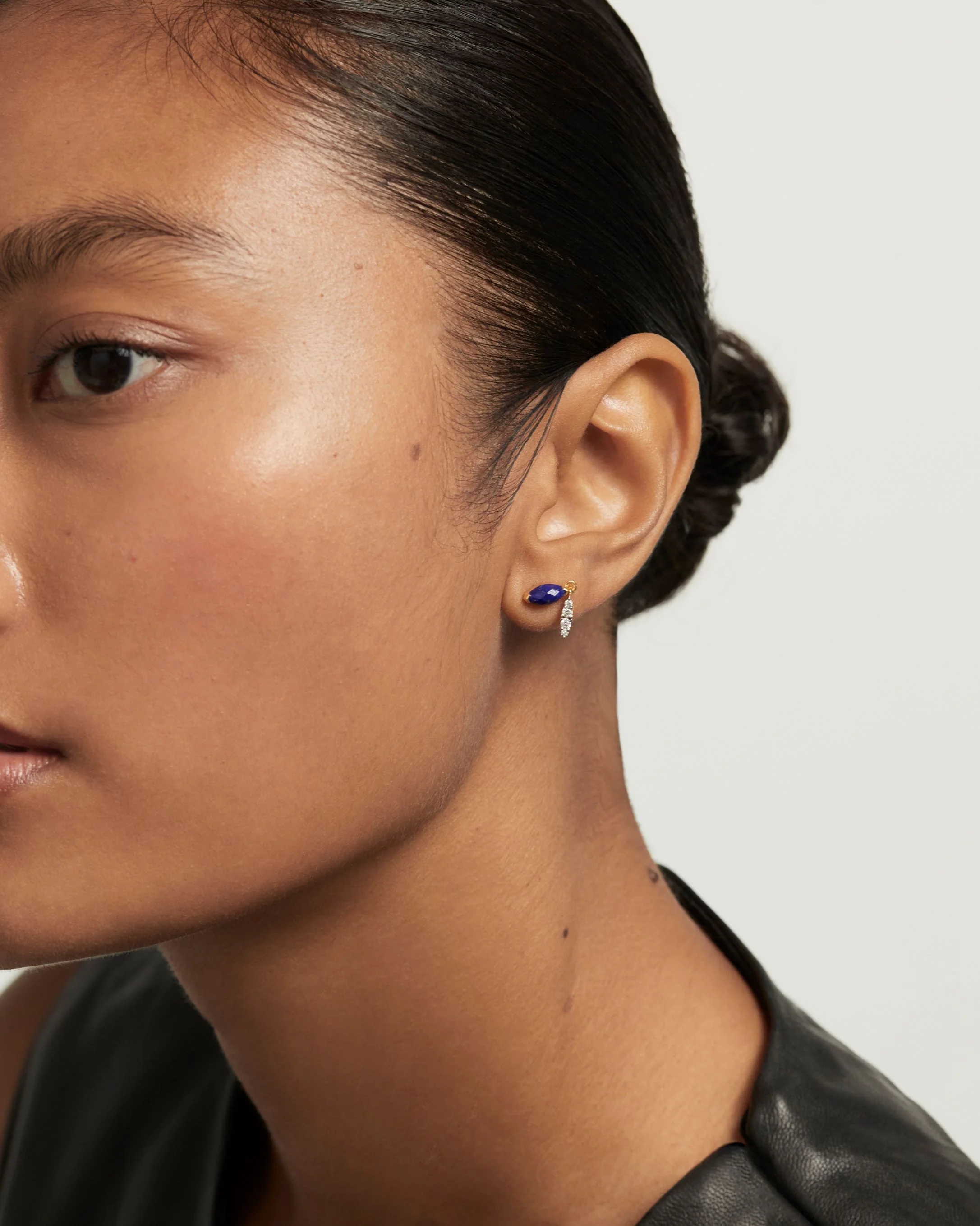 Ginger Lapis Lazuli Single Earring - Image 6