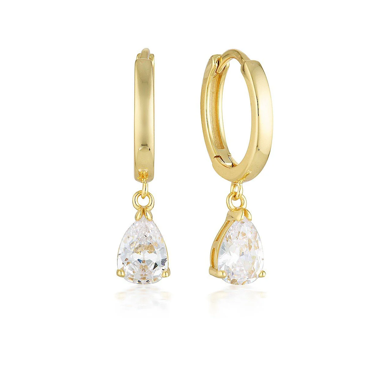 Gold Pia Hoop - IE935G