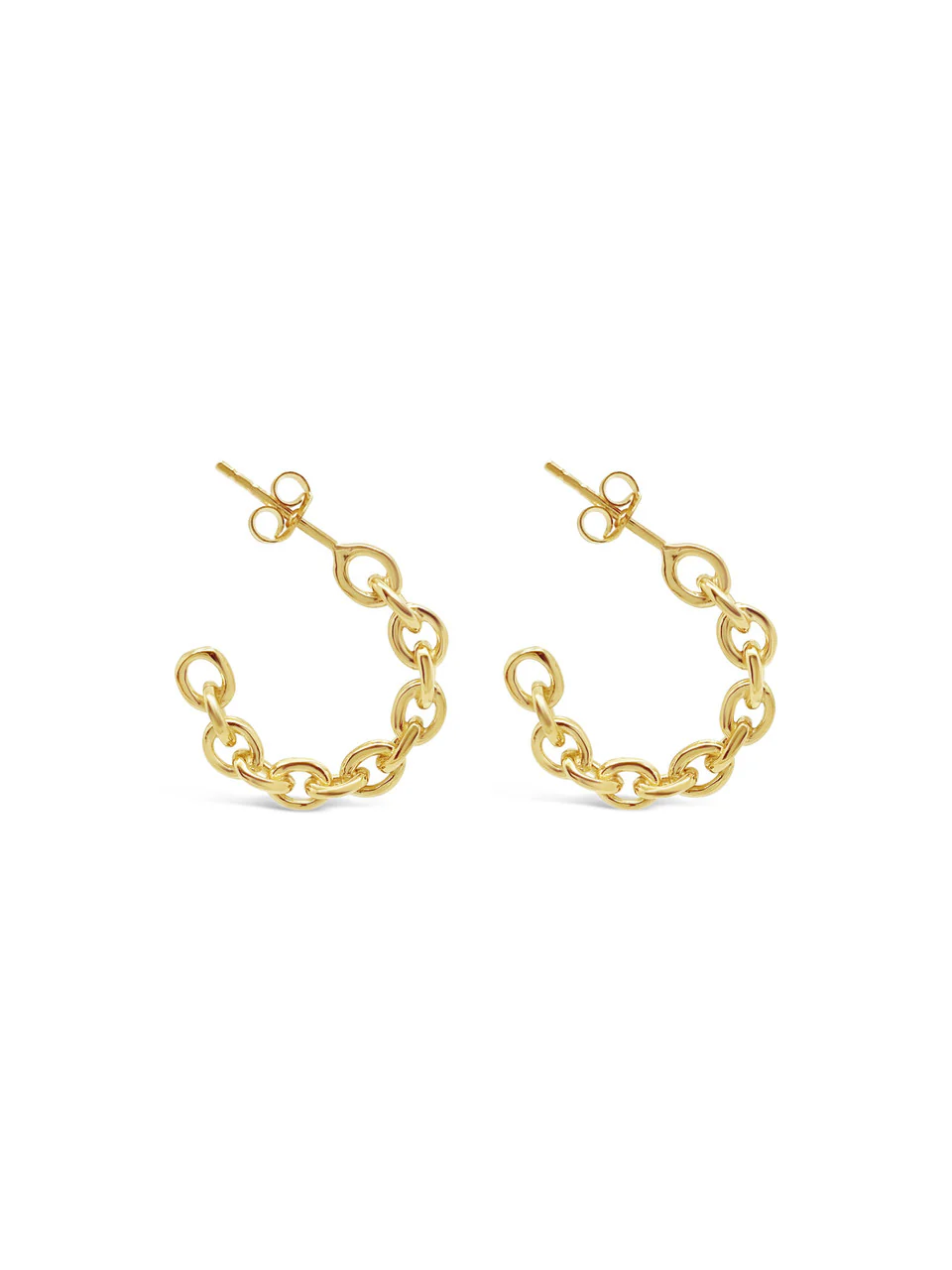 Golden Chain Hoops - JP11607G