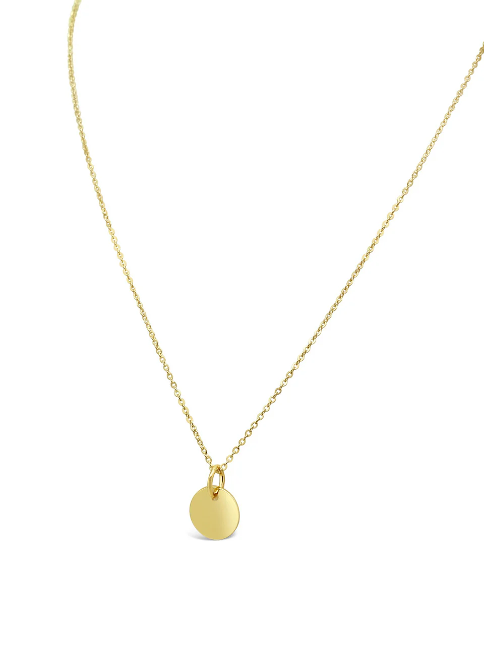 Golden Pendant Necklace - TP3505 - Image 2