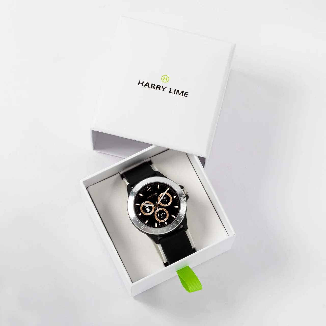 Black/Silver Smart Watch - HA07-2001 - Image 5