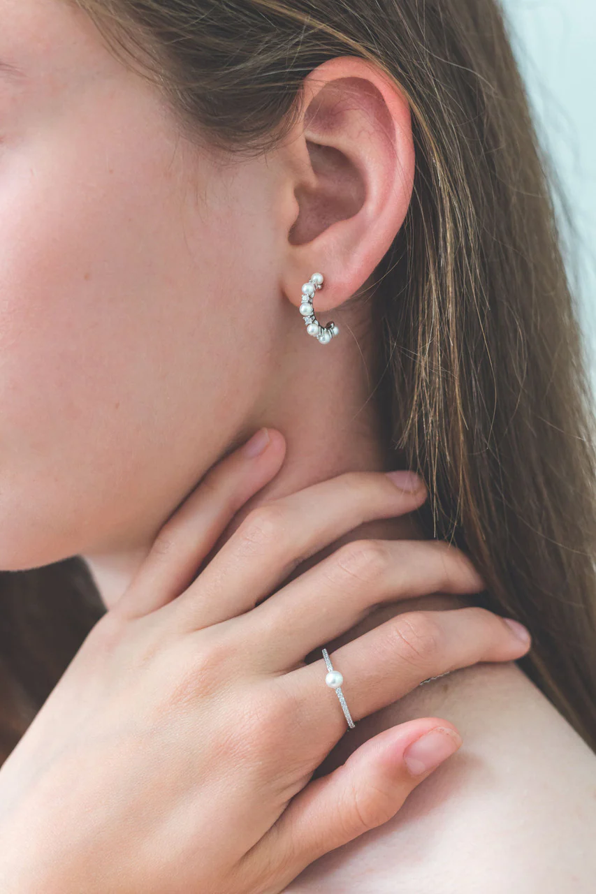 Heirloom Darling Earrings Silver - IE966W - Image 3