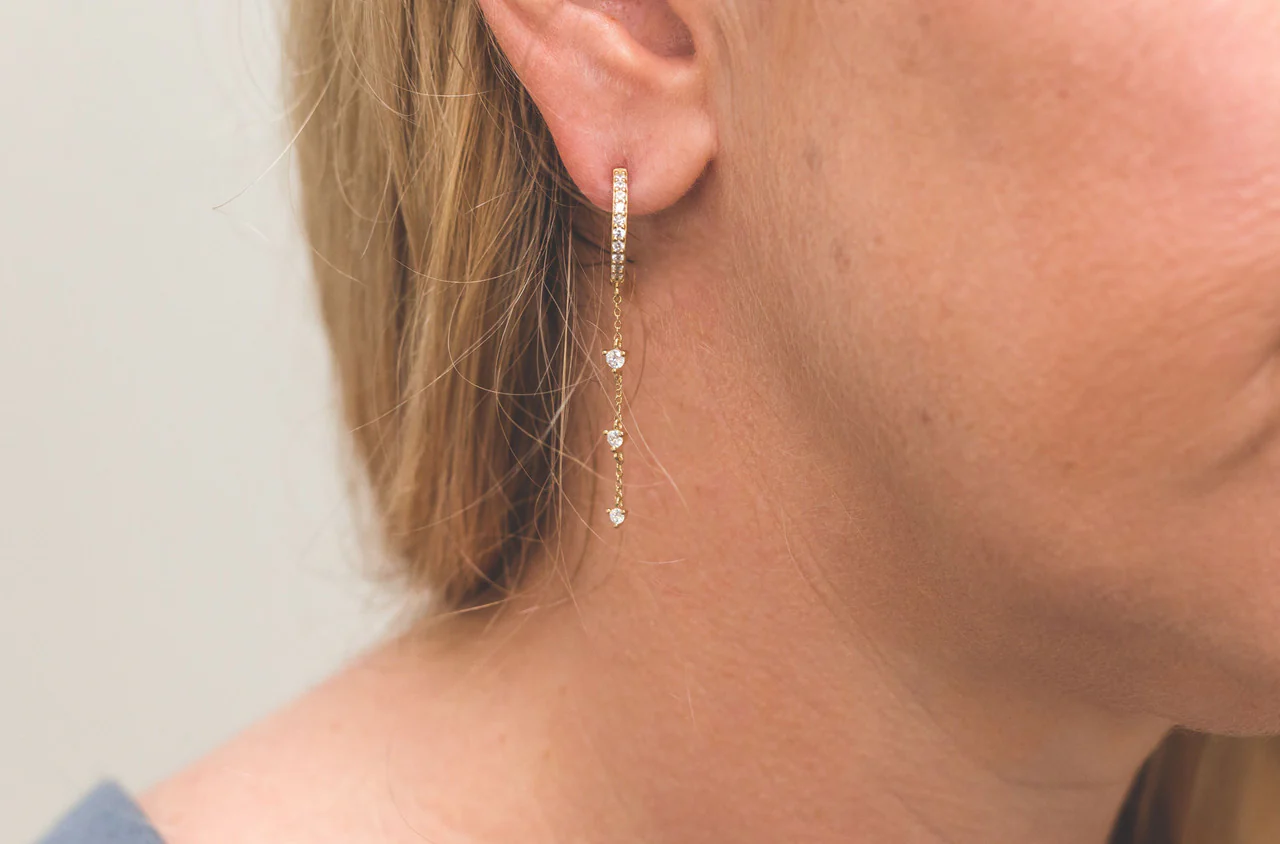 Heirloom Loved Earrings Gold - IE961G - Image 2
