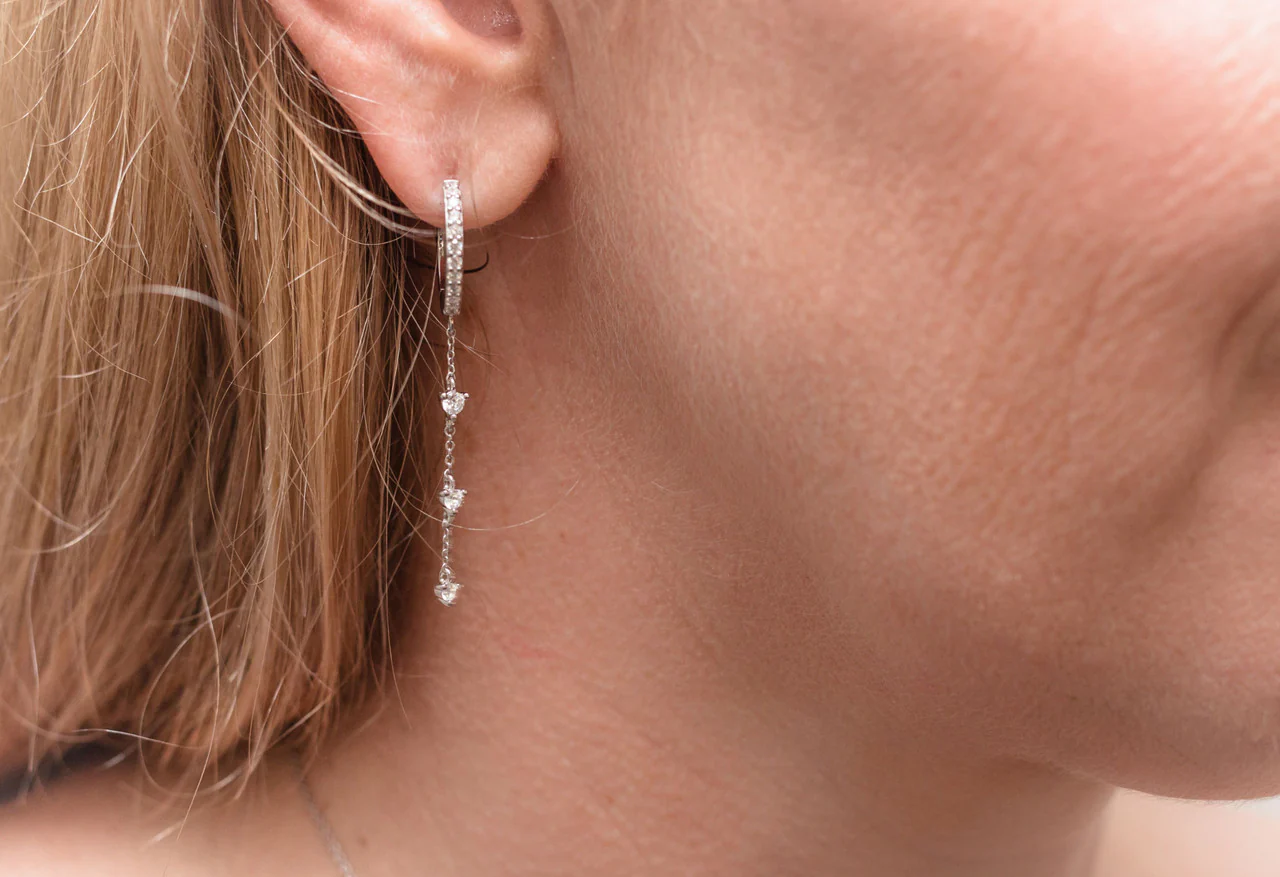 Heirloom Loved Earrings Silver - IE961W - Image 3