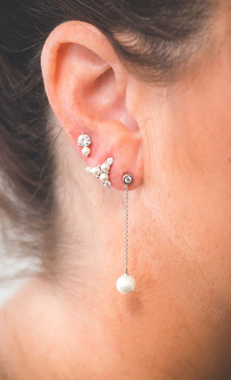 Heirloom Treasured Earrings Silver - IE956W - Image 2