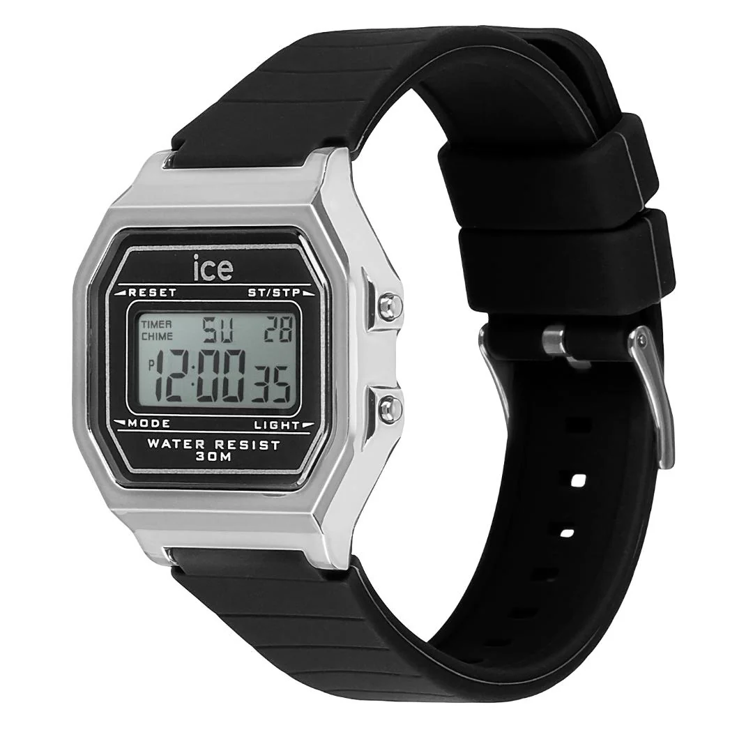 ICE digit retro - Black silver - Image 2