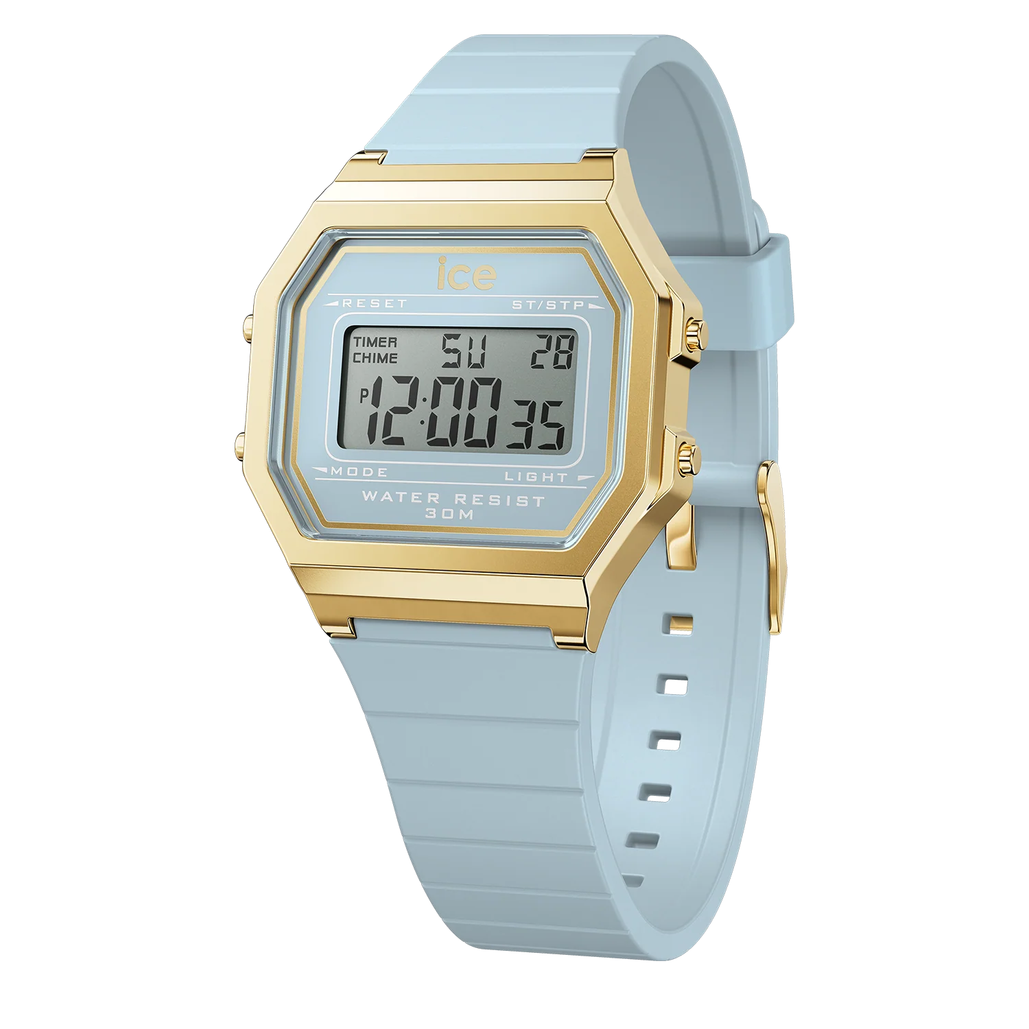 ICE digit retro - Tranquil blue