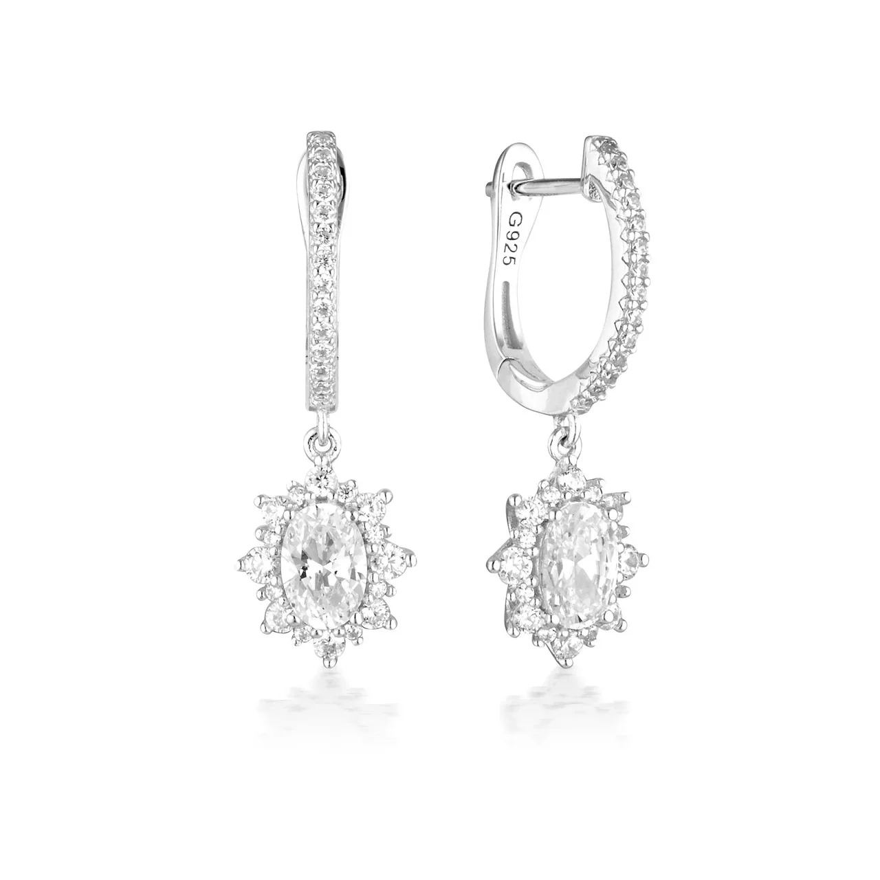 Iconic Bridal Eloise Earrings Silver - IE986W