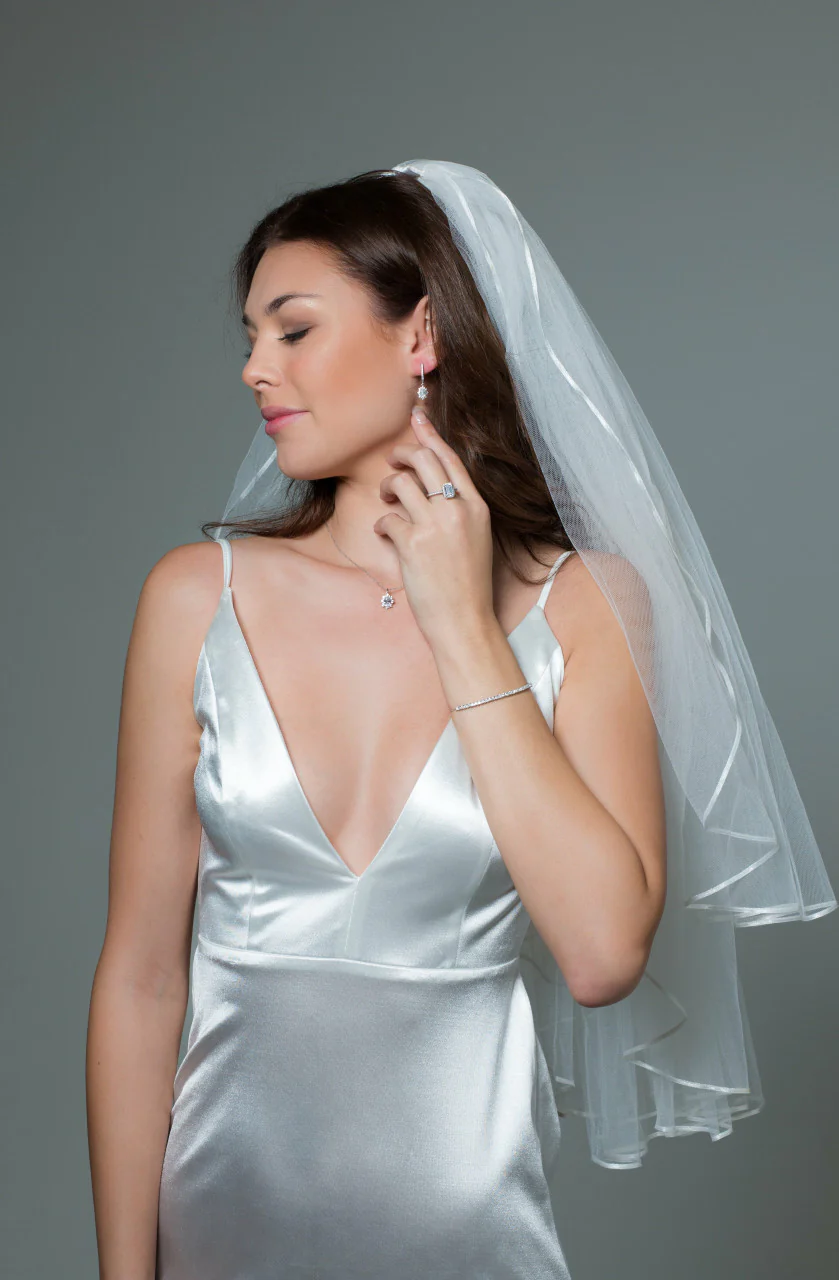 Iconic Bridal Eloise Earrings Silver - IE986W - Image 6