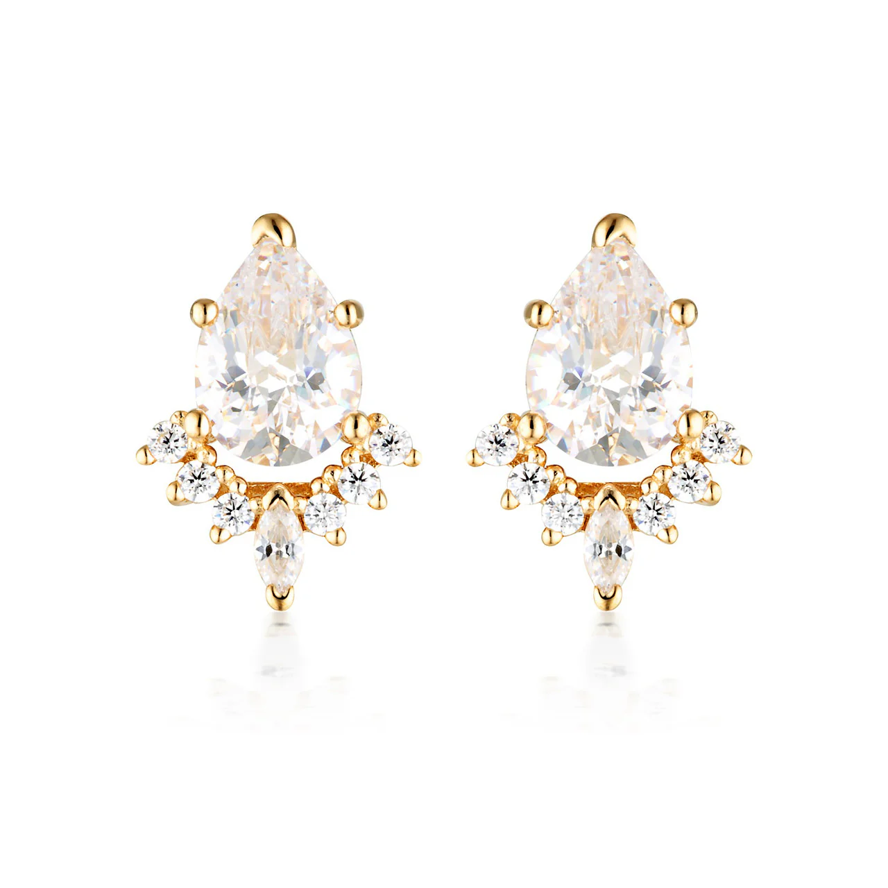 Iconic Bridal Penelope Earring Gold - IE981G