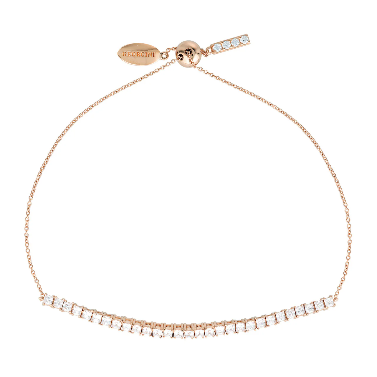 Iconic Bridal Vera 2Mm Bracelet Rose Gold - IB182RG