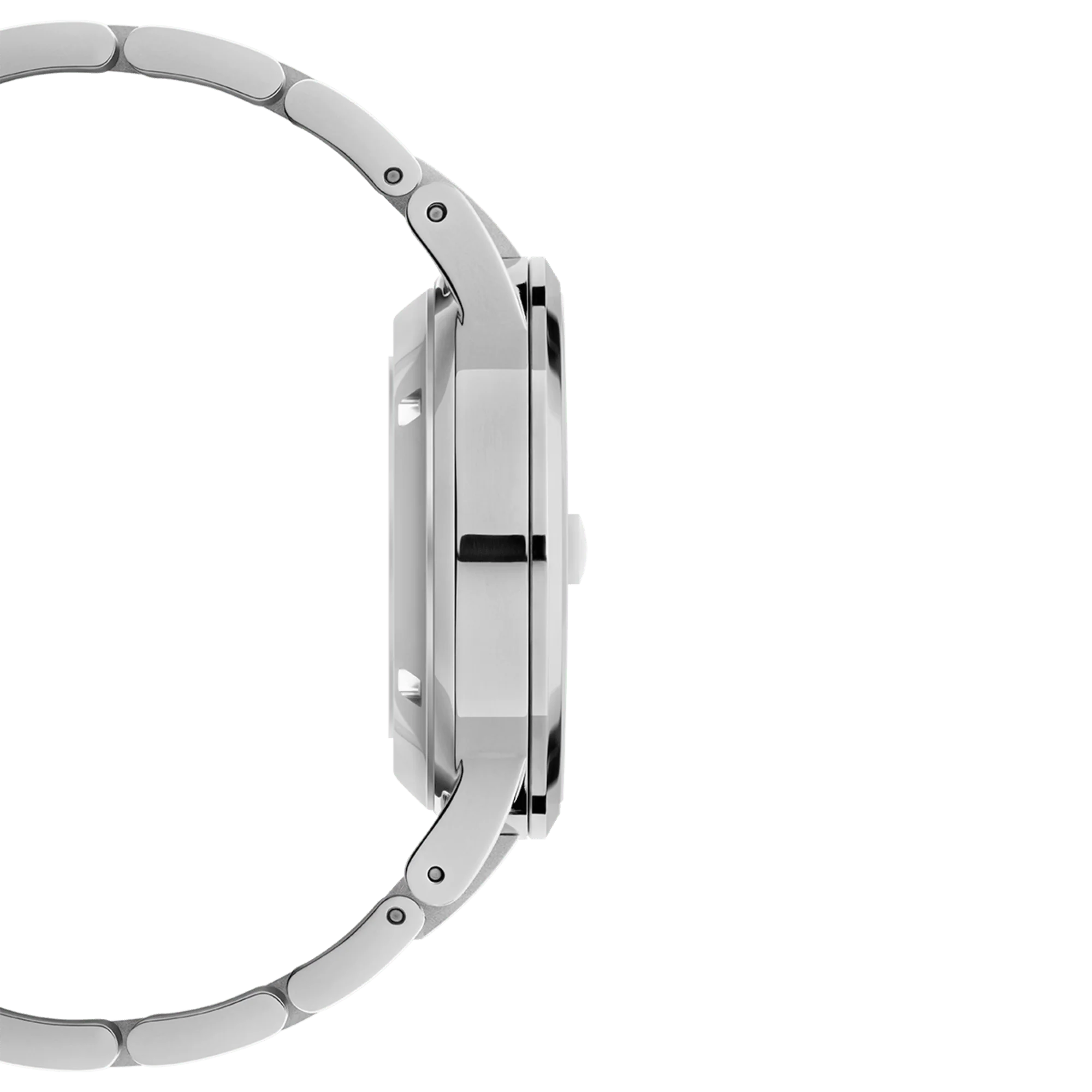 Daniel Wellington Iconic Link Automatic 40 Silver & Black Watch - Image 5