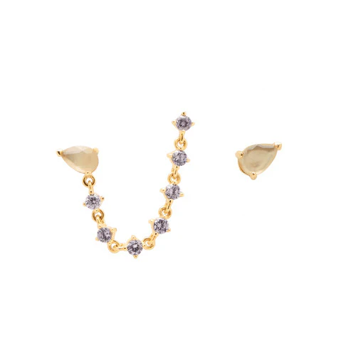 Joanne Yellow Gold Earrings - AR01-245-U
