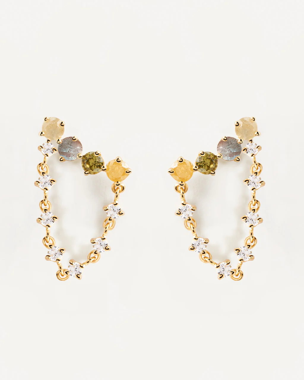 Juno Gold Earrings - AR01-544-U - Image 3