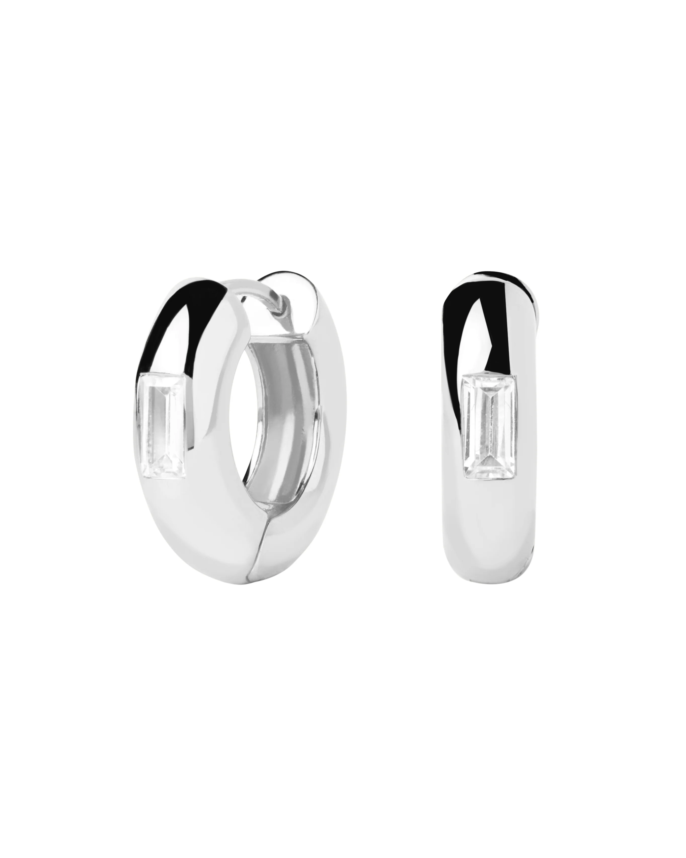 Kali Silver Hoop Earrings