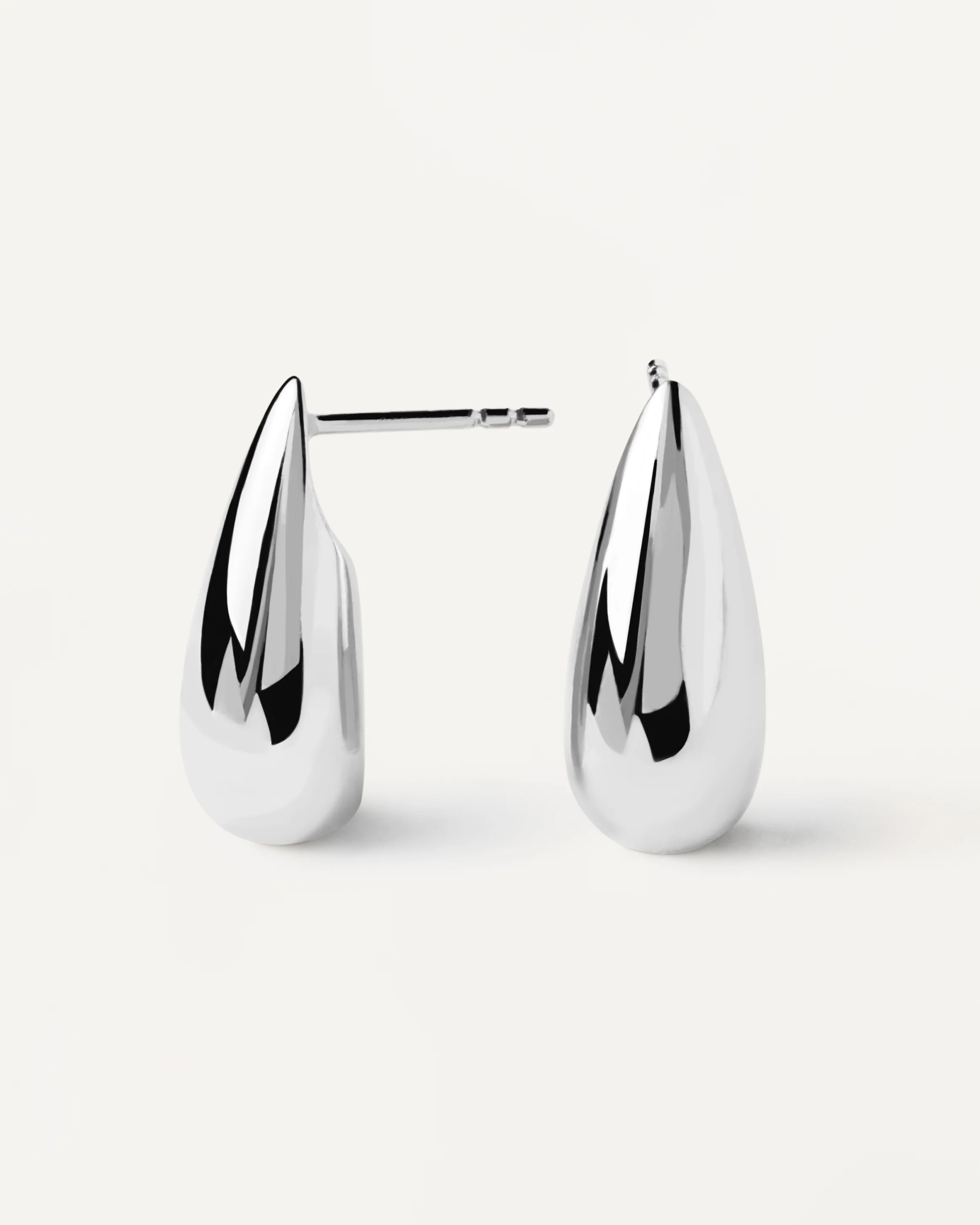 Large Sugar Silver Earrings