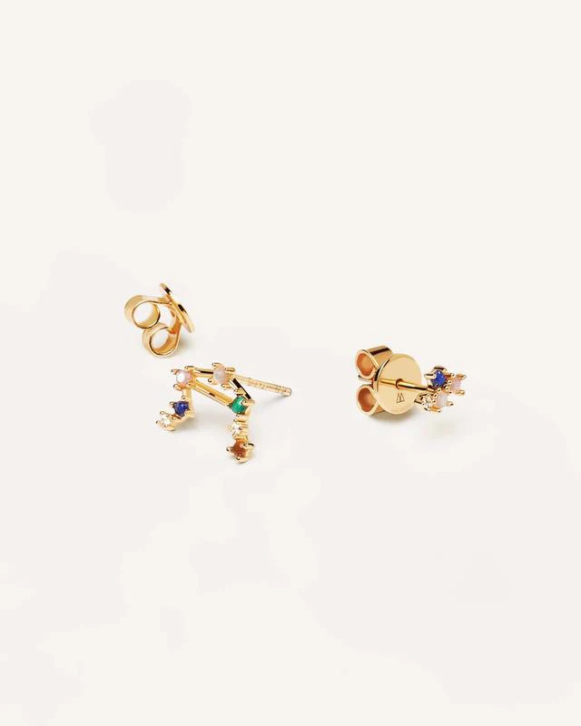 Libra Gold Earrings - AR01-410-U