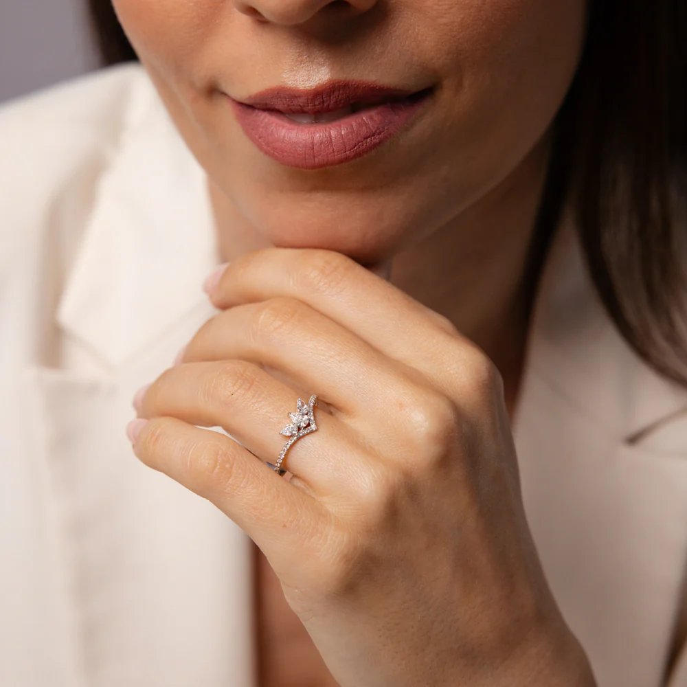 Luminesce Lab Grown 1/2 Carat Diamond Ring in 9ct Yellow Gold - Image 4