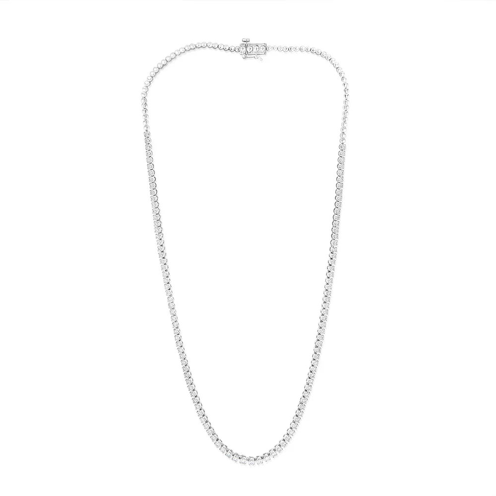 Luminesce Lab Grown 1/2 Carat Diamonds Necklace in Sterling Silver