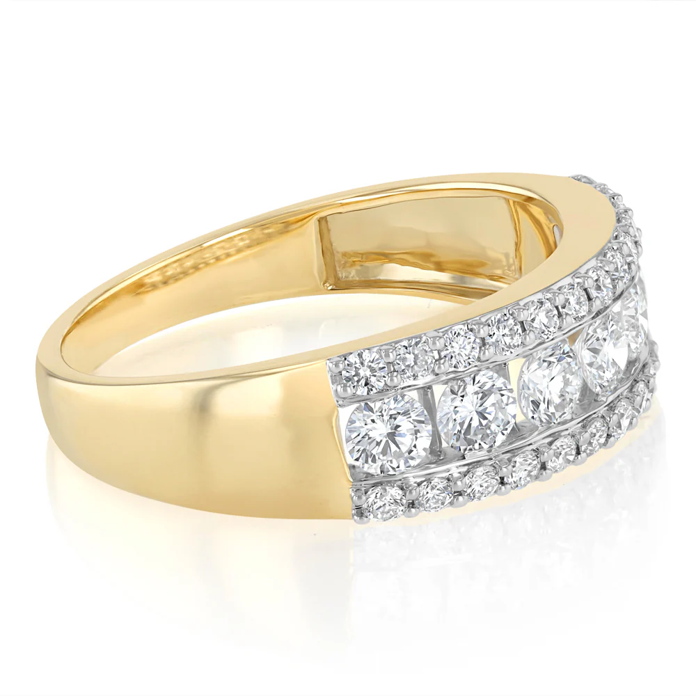 Luminesce Lab Grown 1.5 Carats Diamond Ring in 9ct Yellow Gold - Image 2