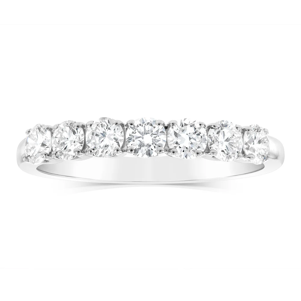 Luminesce Lab Grown Platinum 0.70 Carat Diamond Eternity Ring