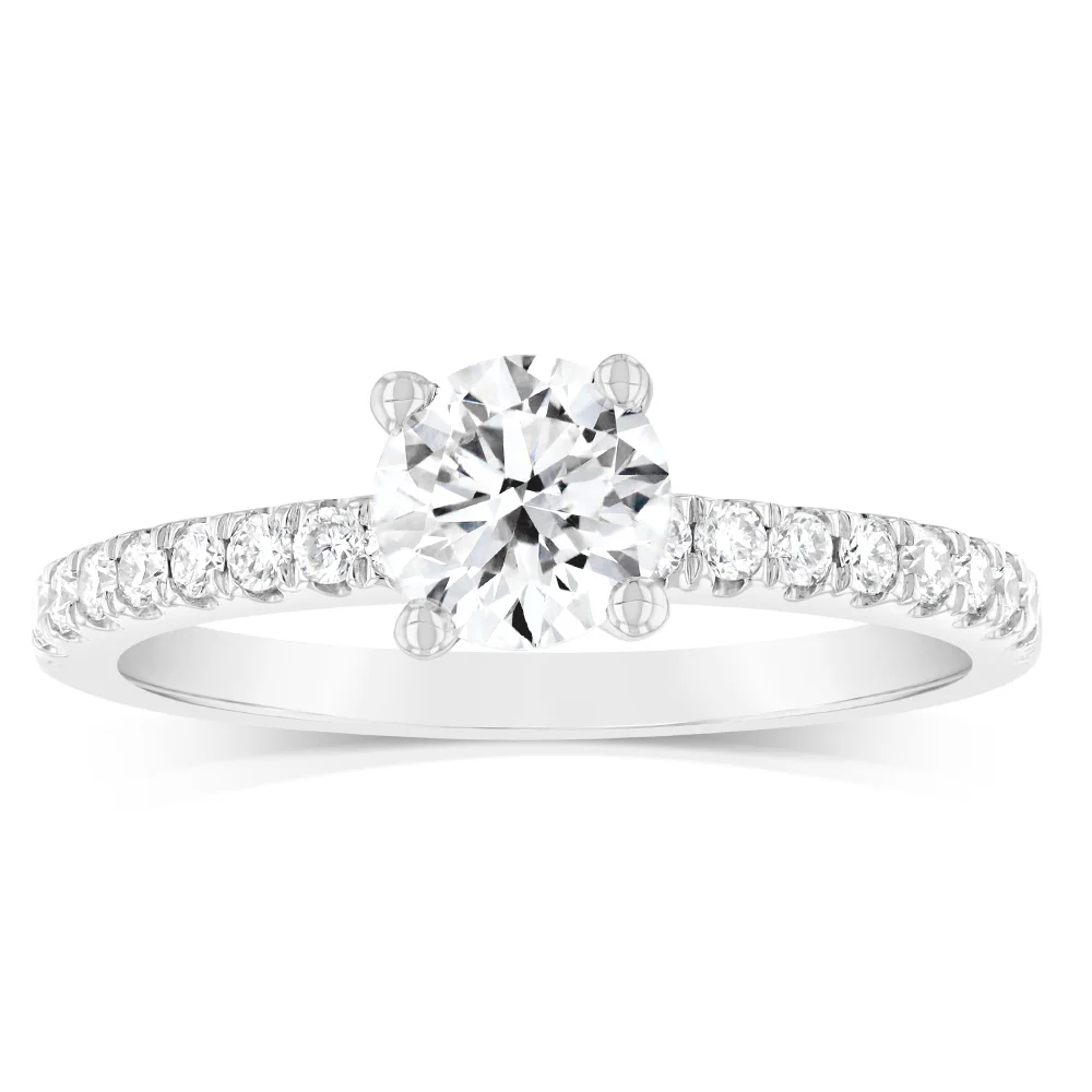 Luminesce Lab Grown Platinum 1 Carat Diamond Ring