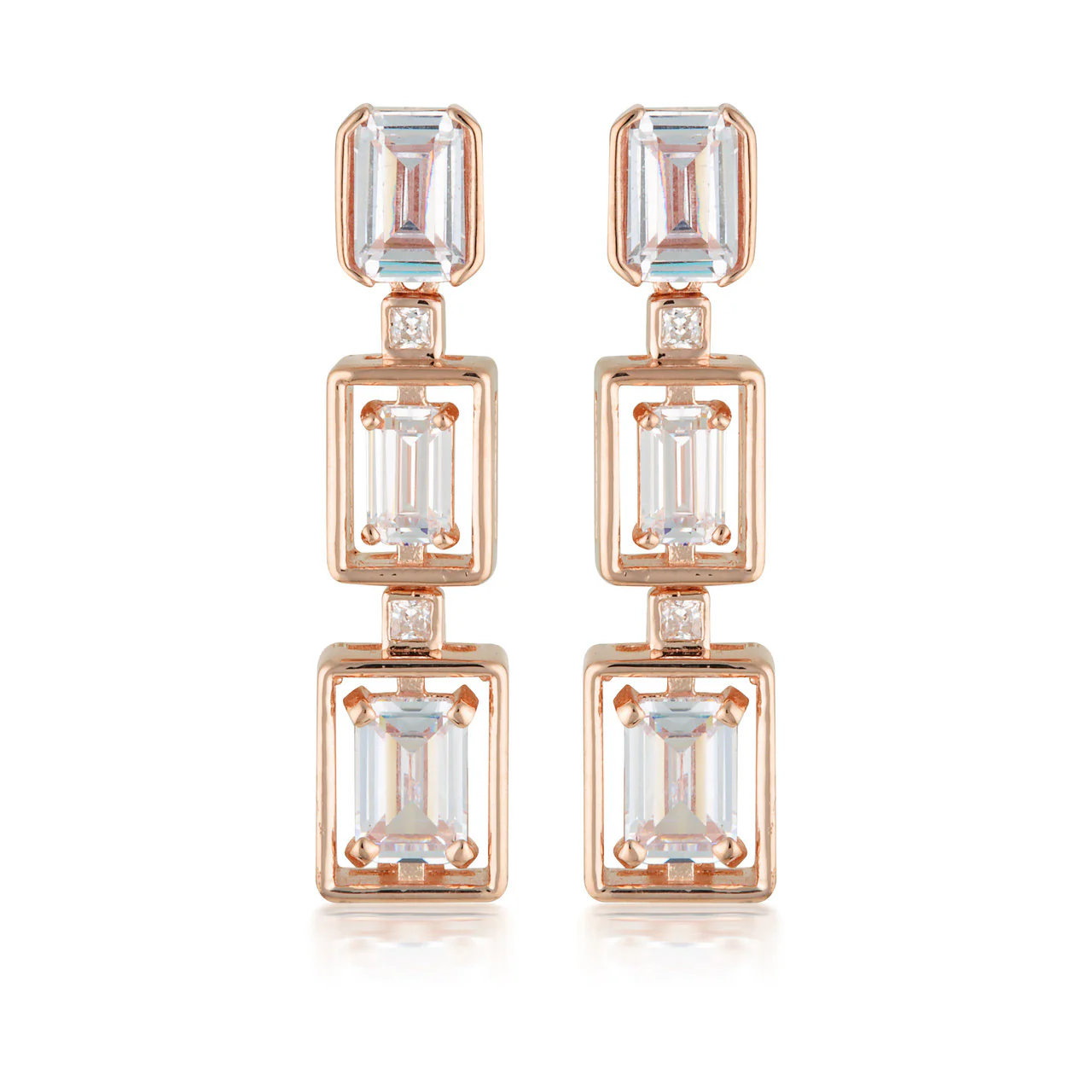 Luxe Indulgenza Earrings Rose Gold - IE946RG