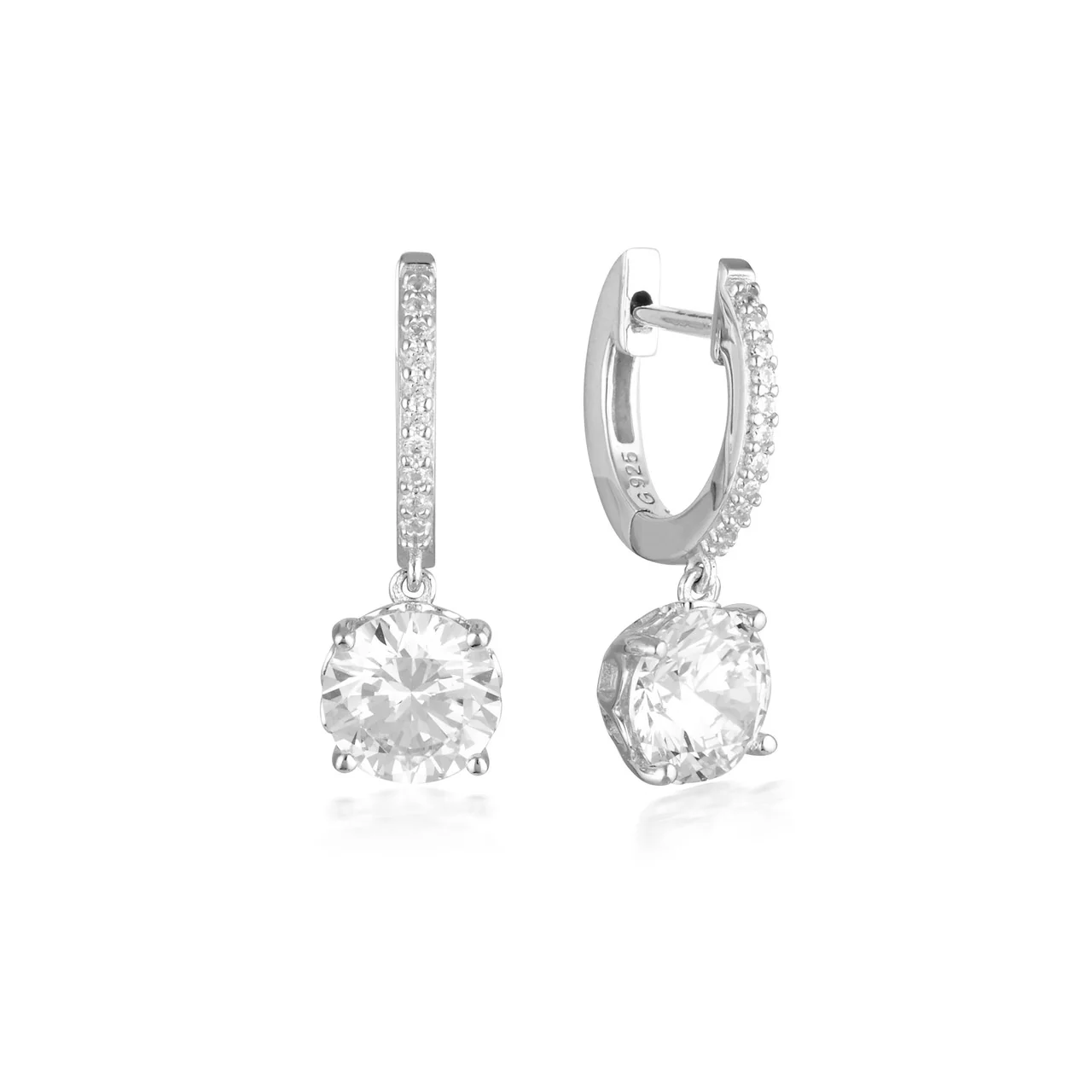 Luxe Regale Earrings Silver - IE942W