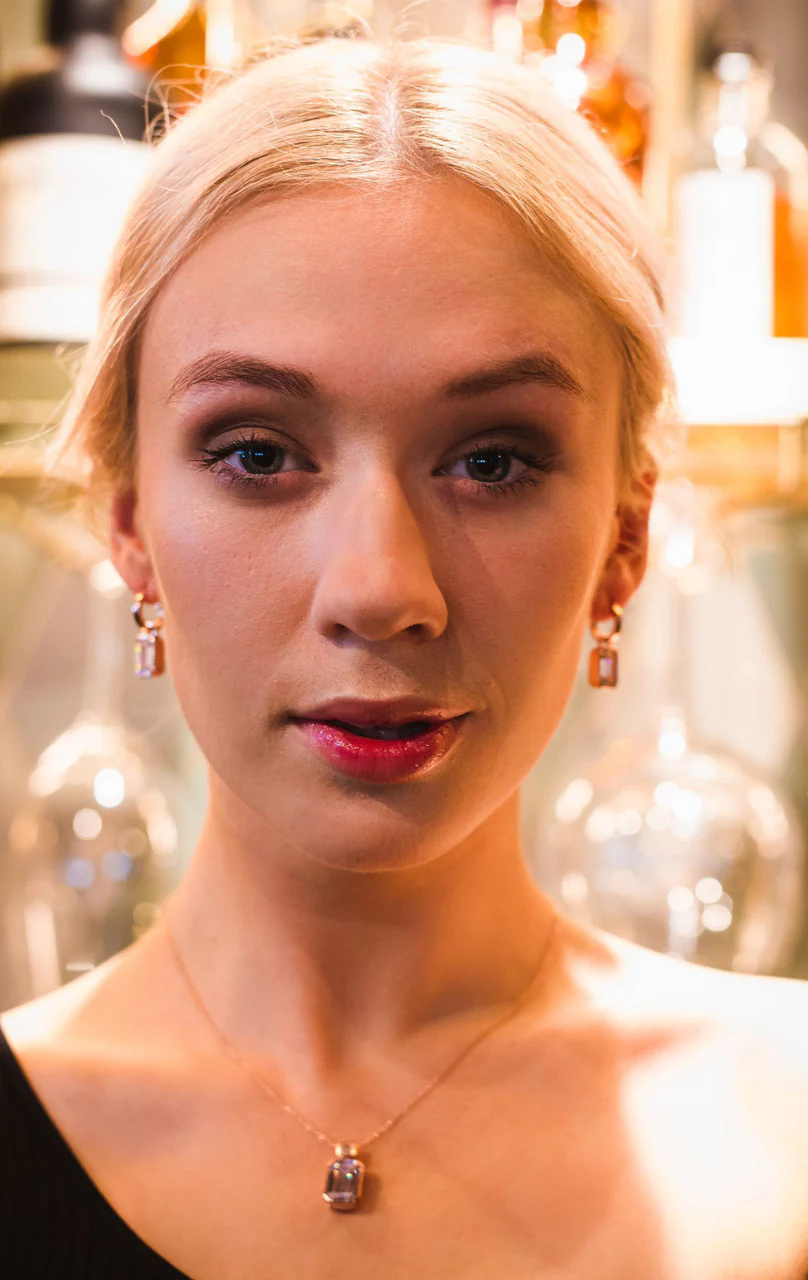 Luxe Sontuosa Earrings Rose Gold - IE950RG - Image 2