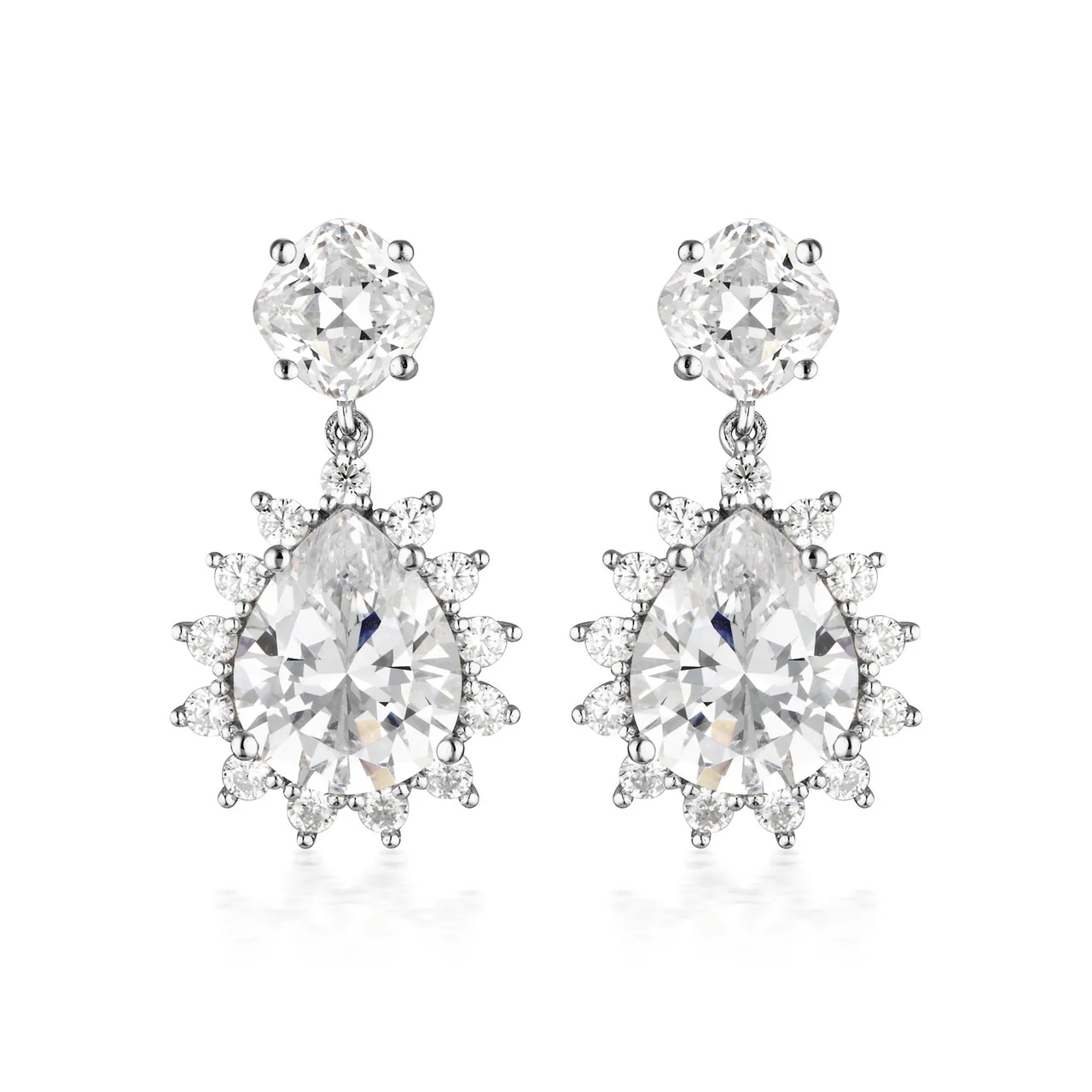 Luxe Velluto Earrings Silver - IE941W