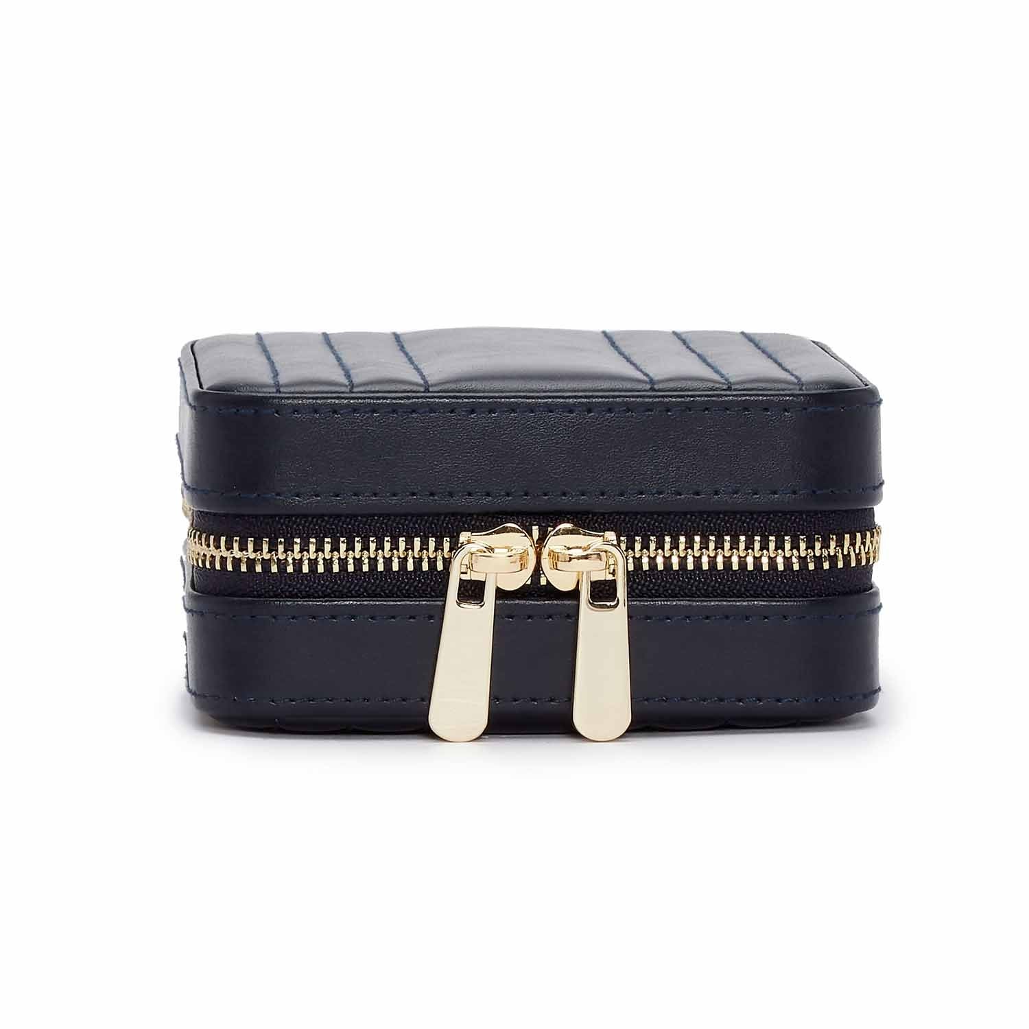 Maria Small Zip Jewellery Case Navy - Image 3