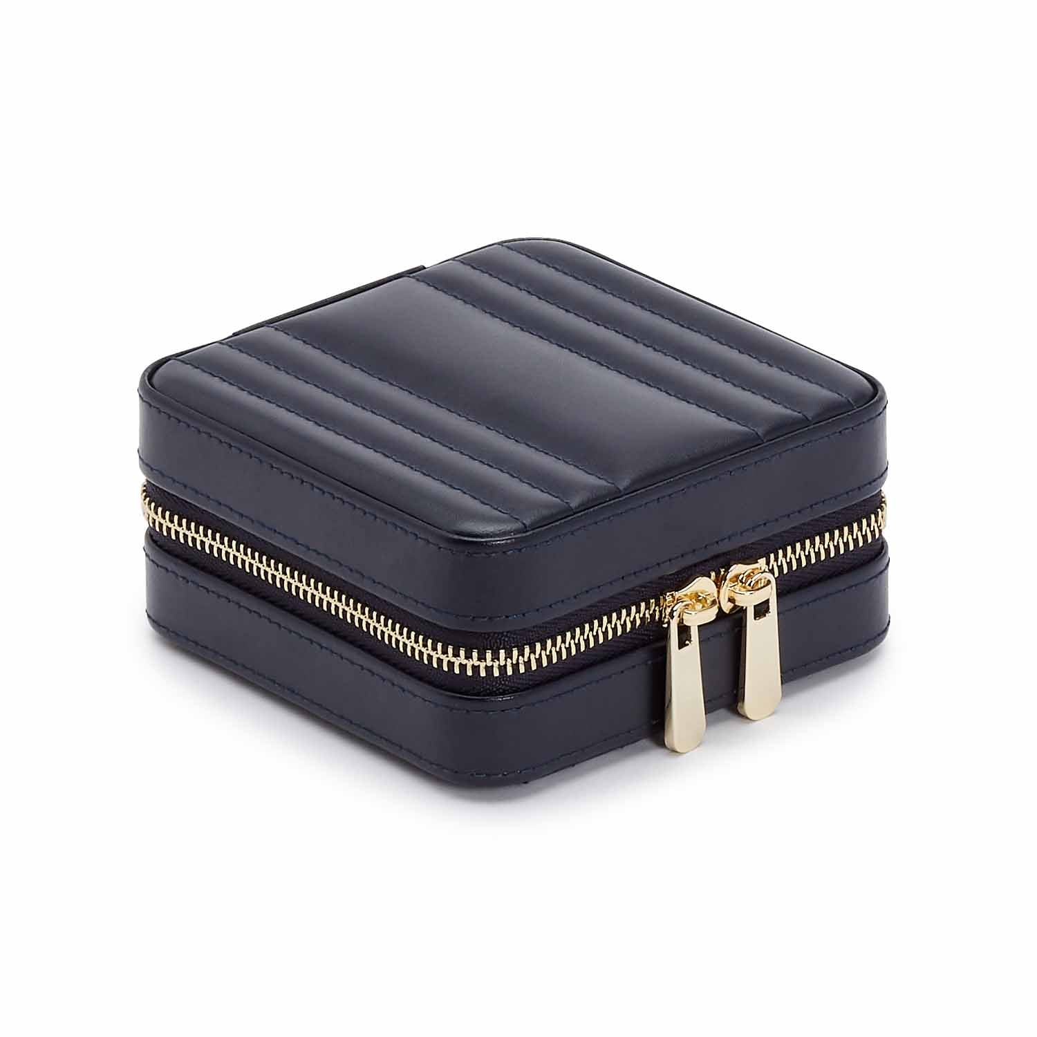 Maria Small Zip Jewellery Case Navy - Image 5