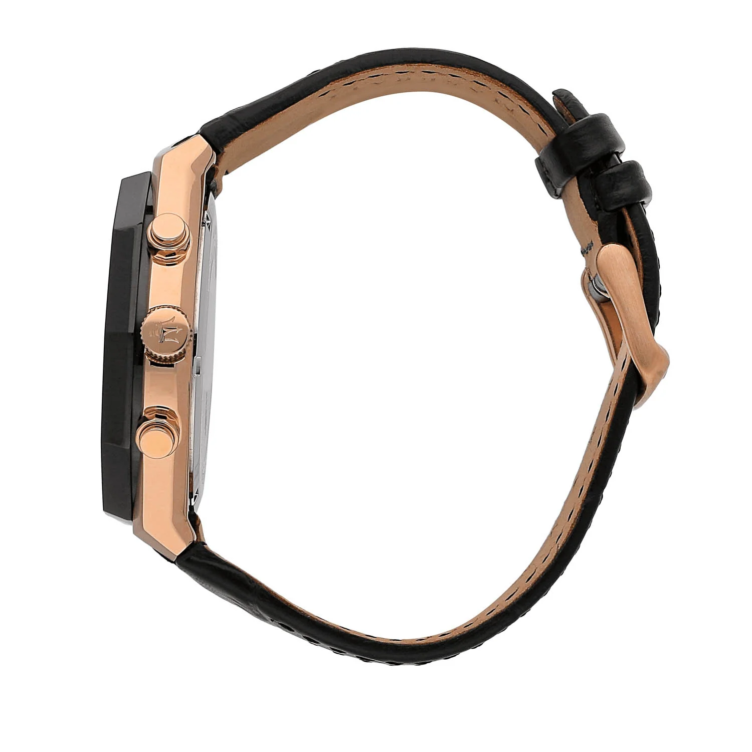 Stile Black Chronograph Men's Watch - Image 4